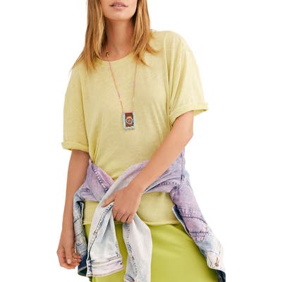 Free People Cassidy Tee, Yellow