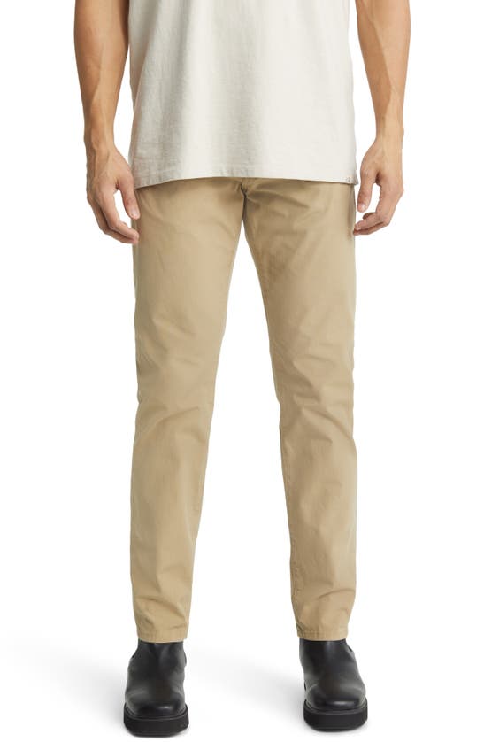 Frame L'homme Slim Fit Ripstop Stretch Cotton Pants In Garage Surplus Khaki