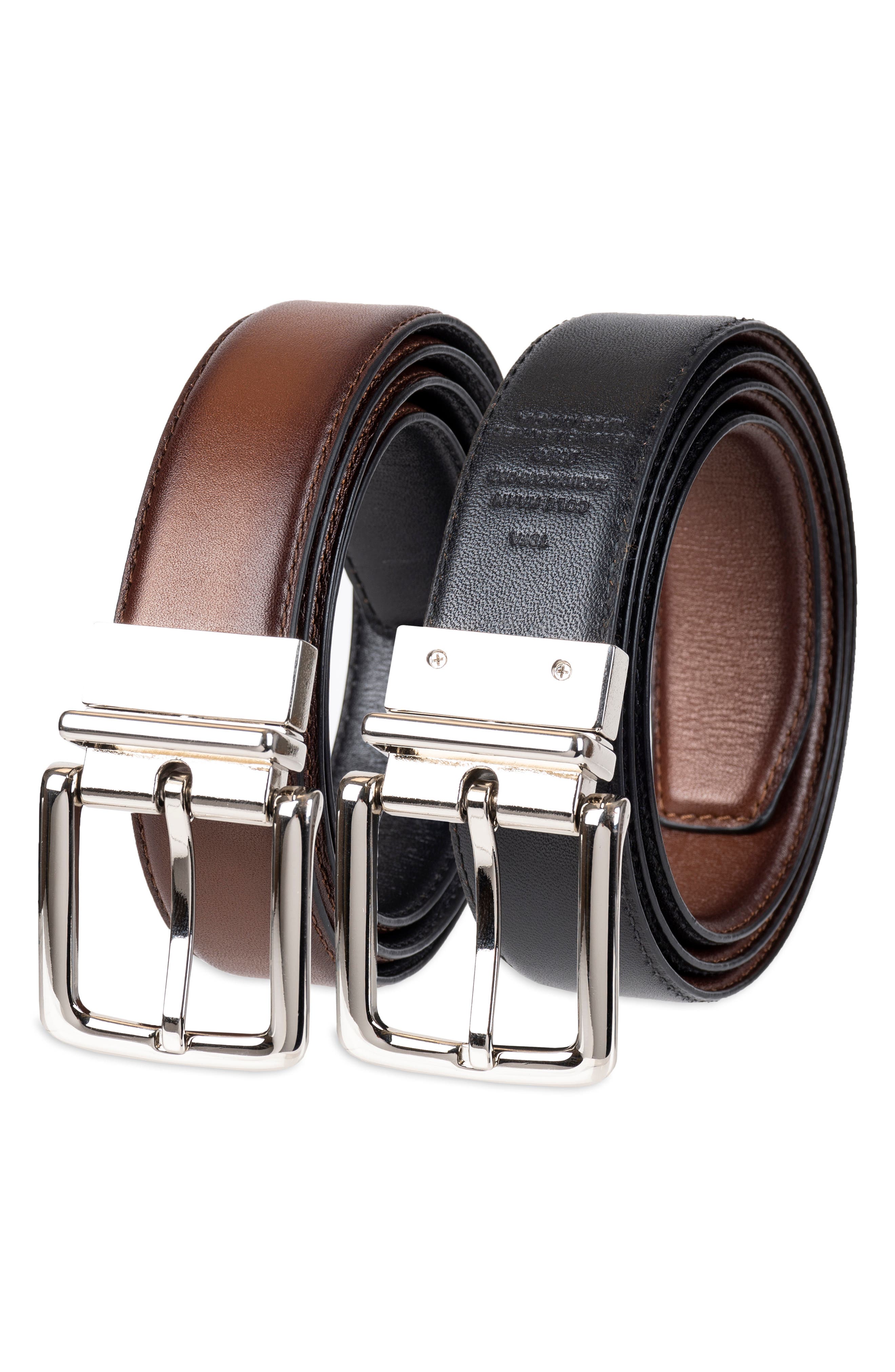 cole haan reversible leather belt