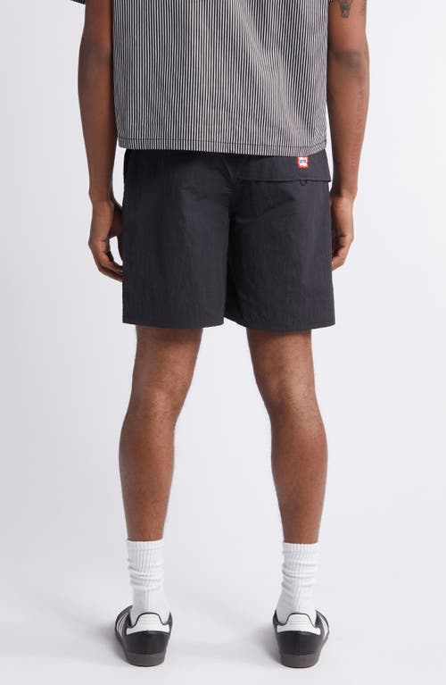 Shop Icecream Pine Nylon Cargo Shorts In Black