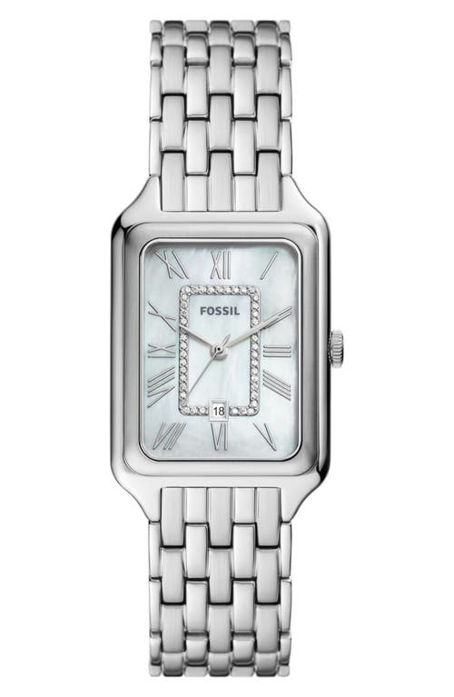 Fossil Raquel Bracelet Watch, 26mm in Silver at Nordstrom