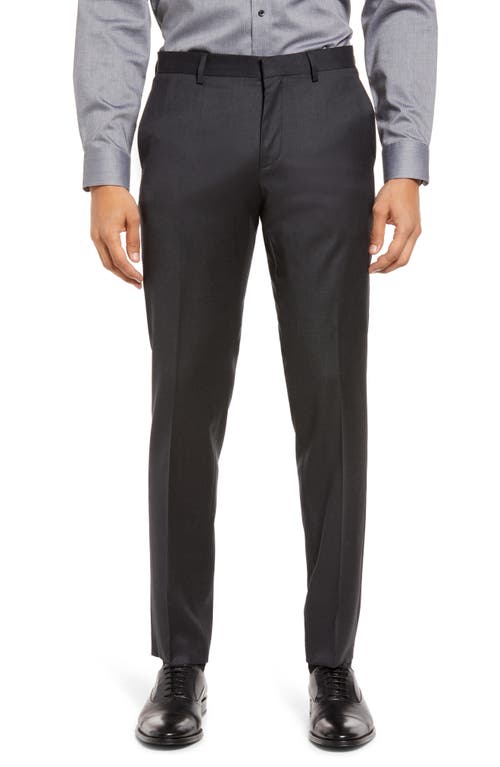 BOSS Genius Slim Fit Wool Suit Pants Dark Grey at Nordstrom, X R