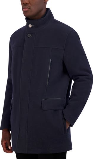 Vince camuto classic wool blend hotsell car coat with inset bib