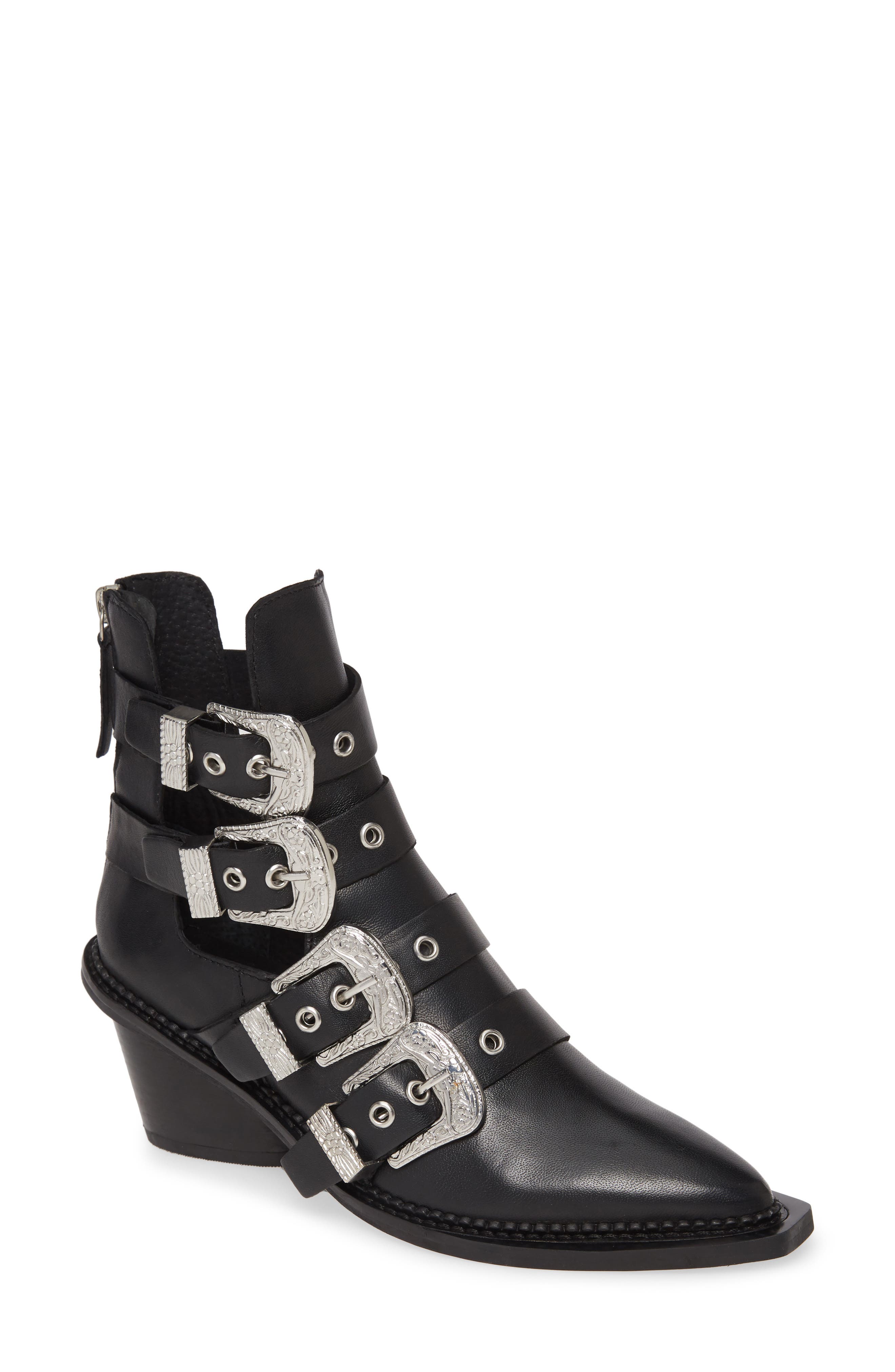 topshop buckle ankle boots
