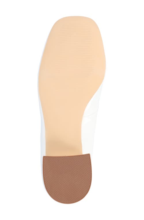 Journee Collection Okenna Mary Jane Pump In White