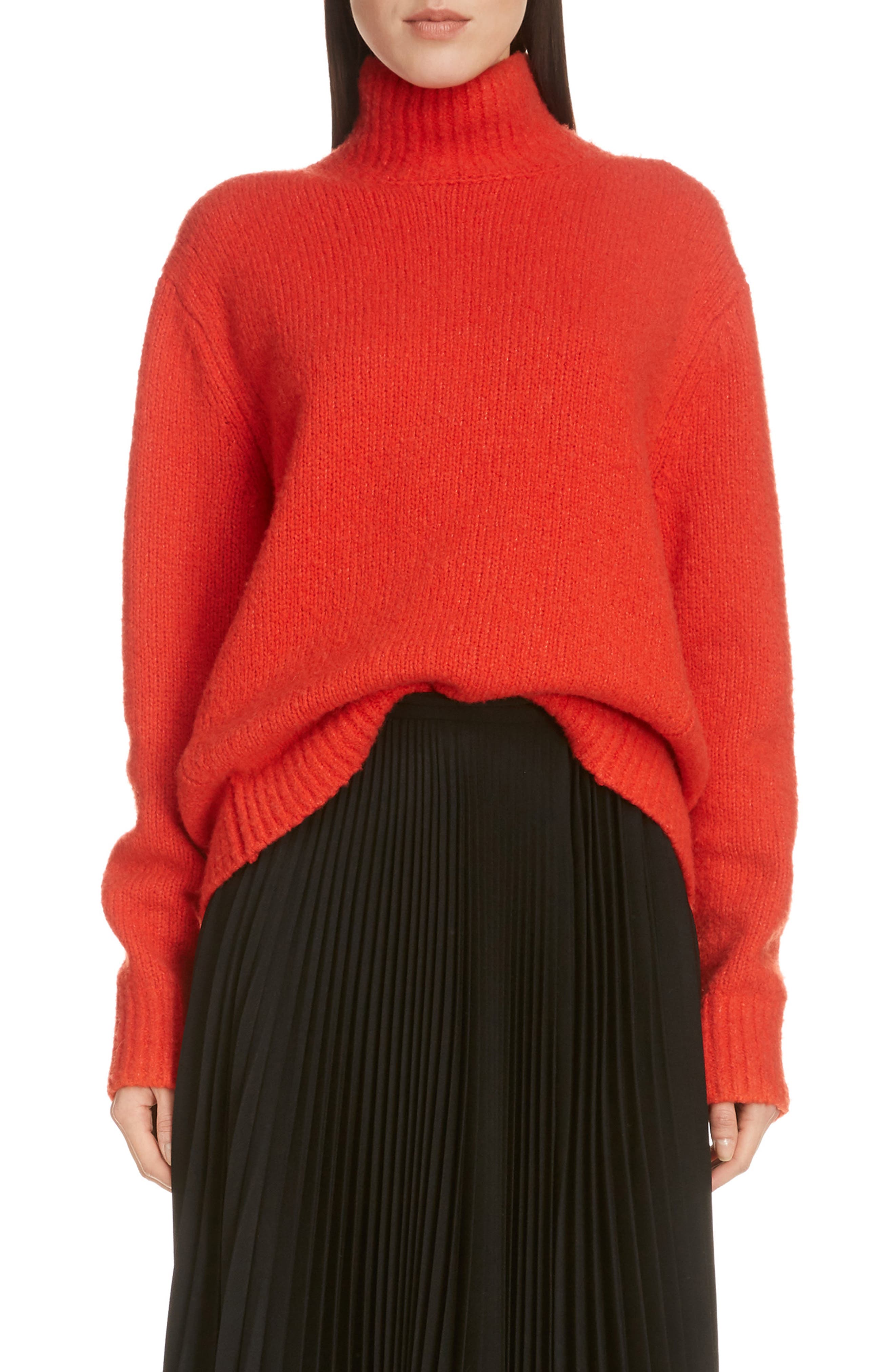 acne studios red sweater