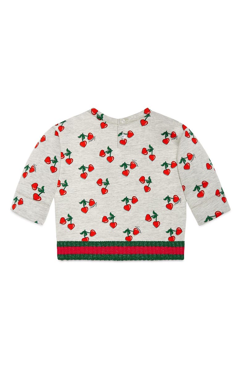 Gucci Heart Cherry Sweatshirt (Baby Girls) | Nordstrom
