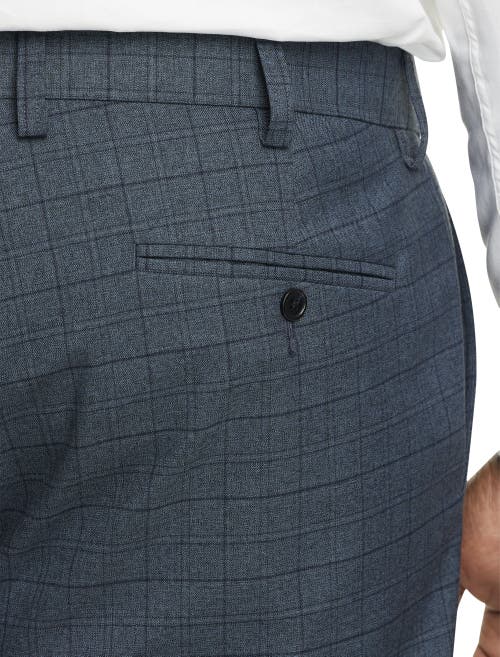 Oak Hill Windowpane Suit Pants In Blue