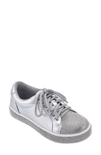 Lady Couture Legend Rhinestone Sneaker In Silver