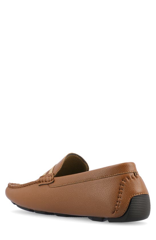 Vance Co. Griffin Tru Comfort Slip-on Driver In Cognac