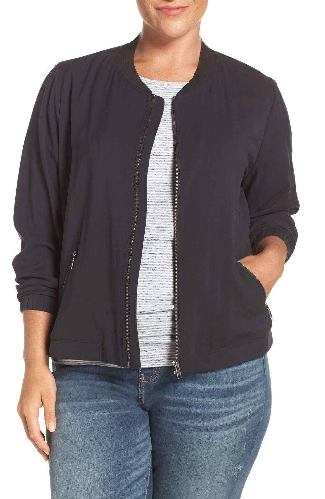 Sejour Bomber Jacket (Plus Size) Nordstrom