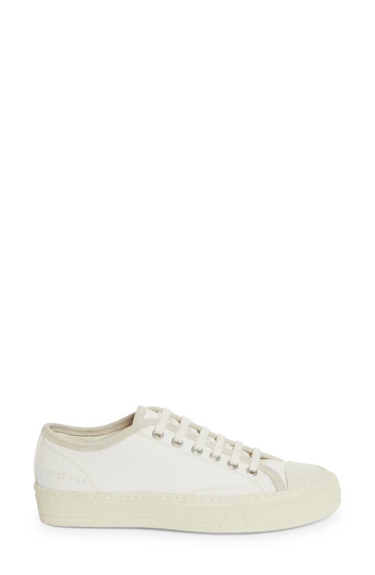 Shop Common Projects Tournament Low Top Sneaker In Off White