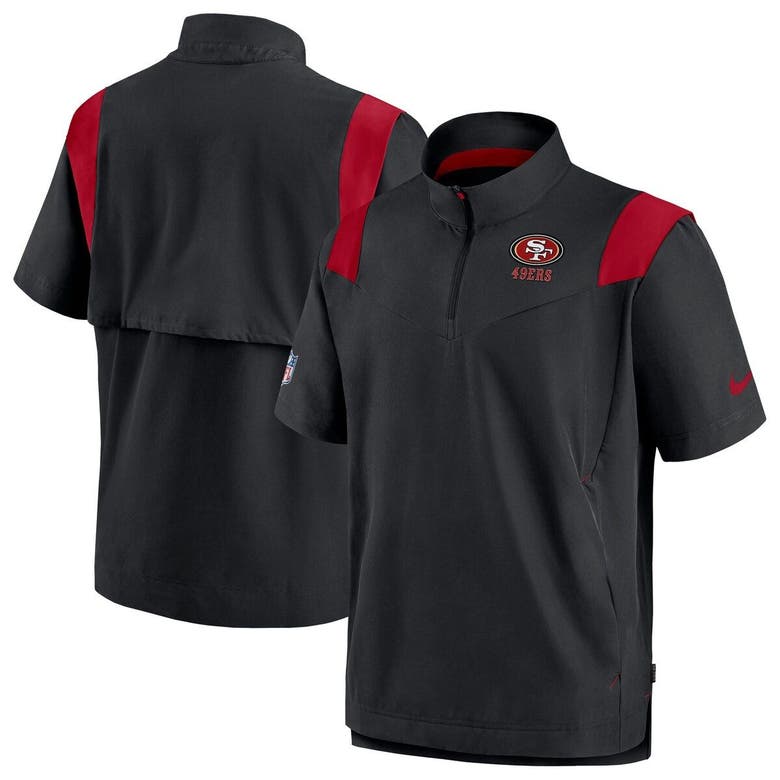 Nike Sideline Coach Lockup (NFL San Francisco 49ers) Men's Short-Sleeve  Jacket