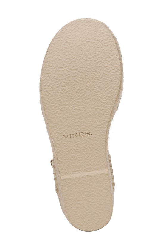 Shop Vince Belisa Ankle Strap Espadrille Platform Wedge Sandal In Milk