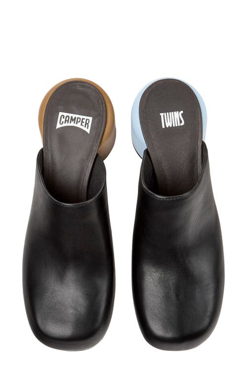 Shop Camper Niki Mismatched Mules In Black