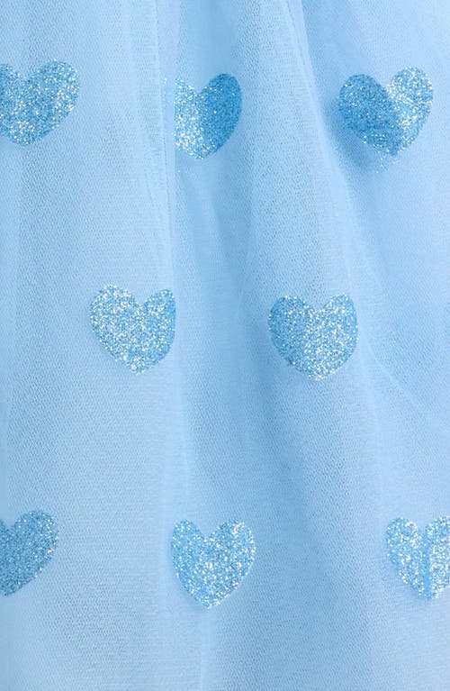 ROCK YOUR BABY ROCK YOUR BABY KIDS' GLITTER HEART TULLE DRESS