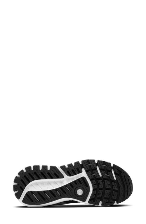 Brooks Ariel Gts 24 Running Shoe In Ebony/black/white