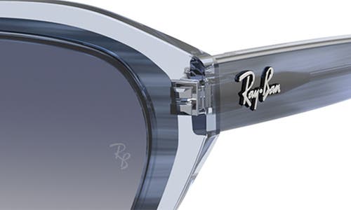 Shop Ray Ban Ray-ban Kids' 48mm Irregular Sunglasses In Grey Flash