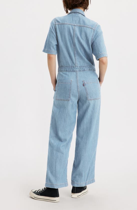 Shop Levi's® Heritage Short Sleeve Jumpsuit In Glad To Meet You