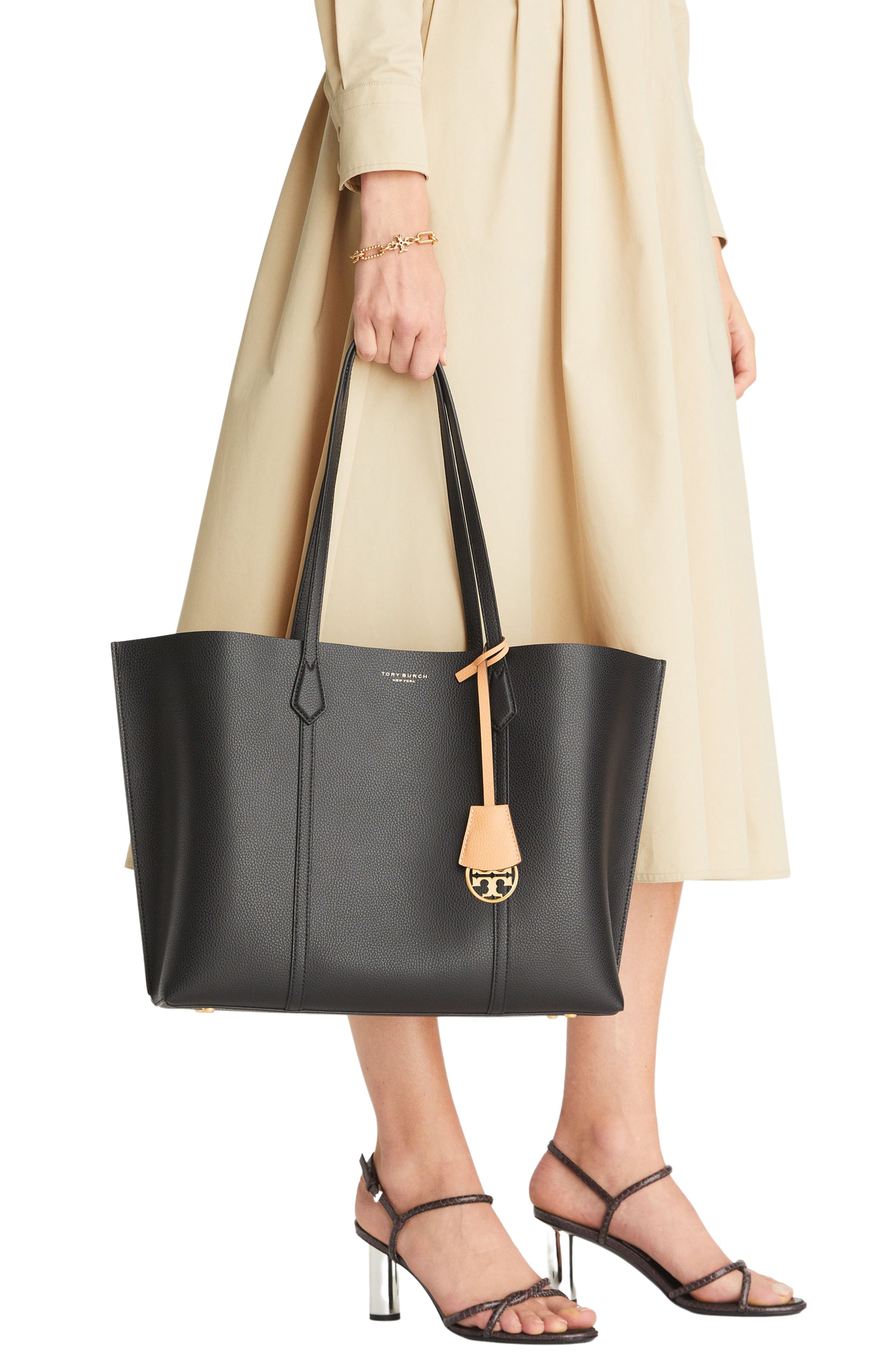 perry leather tote