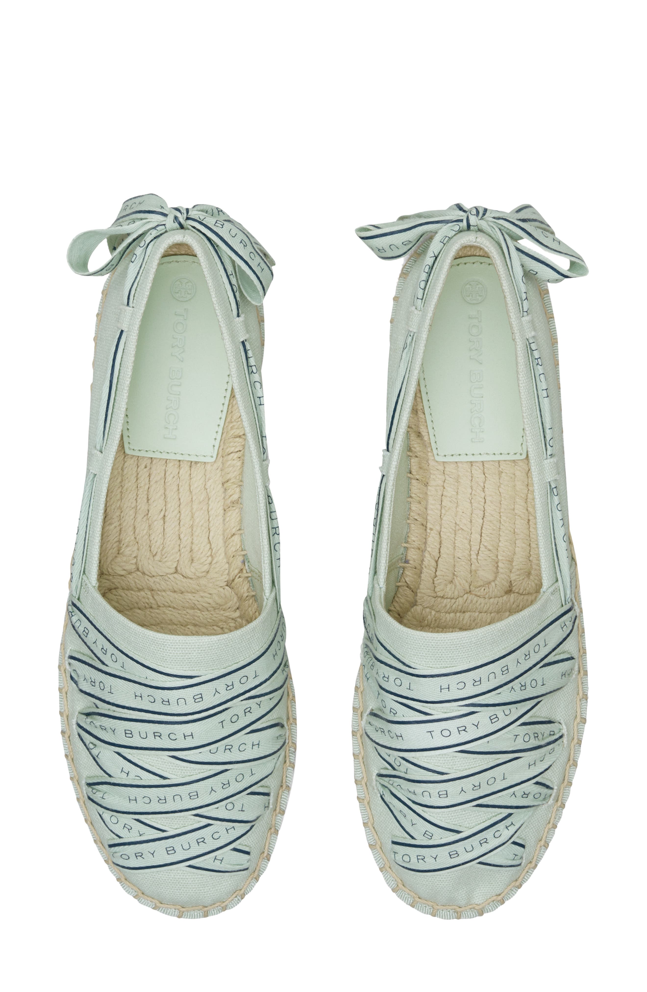 tory burch silver espadrilles