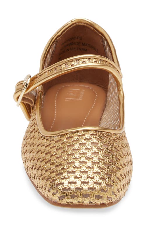 Nordstrom Rack Acinda Flat In Gold Metallic