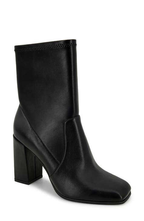 womens black stretch boots | Nordstrom