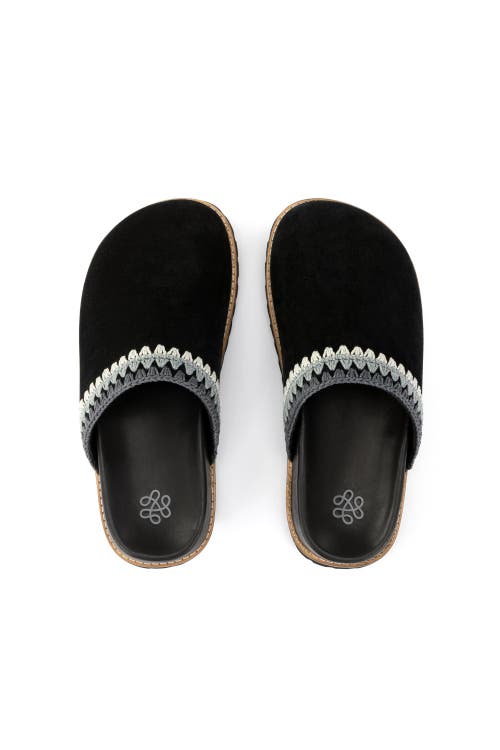 The Sak Bolinas Lug Sole Clog In Black Seminyak