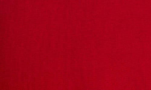 Nina Leonard Ribbed Fit & Flare Sweater Dress In Red
