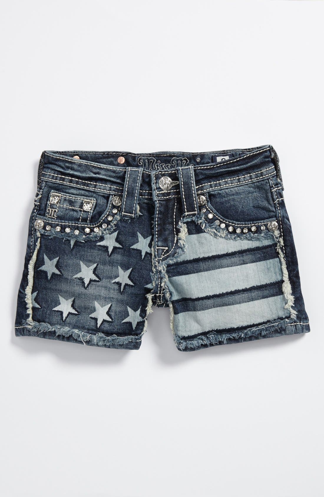 miss me flag shorts