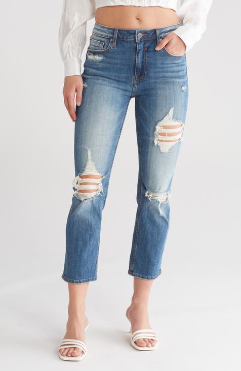 Stevie Crop Straight Leg Jeans