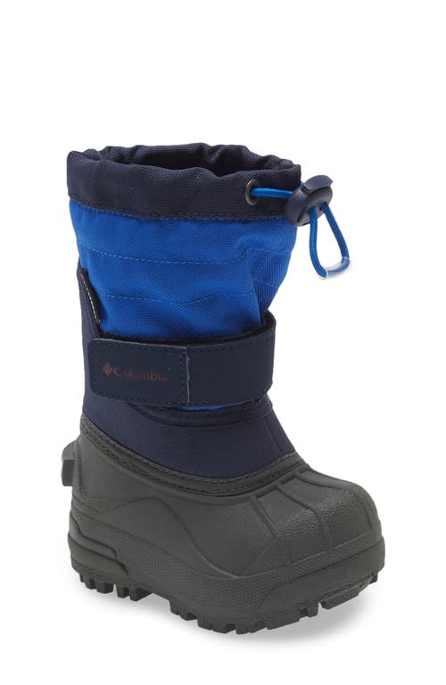 UPC 888664575450 product image for Columbia Powderbug&trade; Plus II Waterproof Snow Boot in Collegiate Navy Chili  | upcitemdb.com