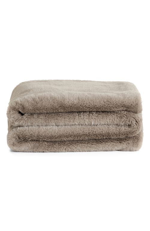 UnHide L'il Marsh Fleece Pet Blanket in Taupe Ducky at Nordstrom