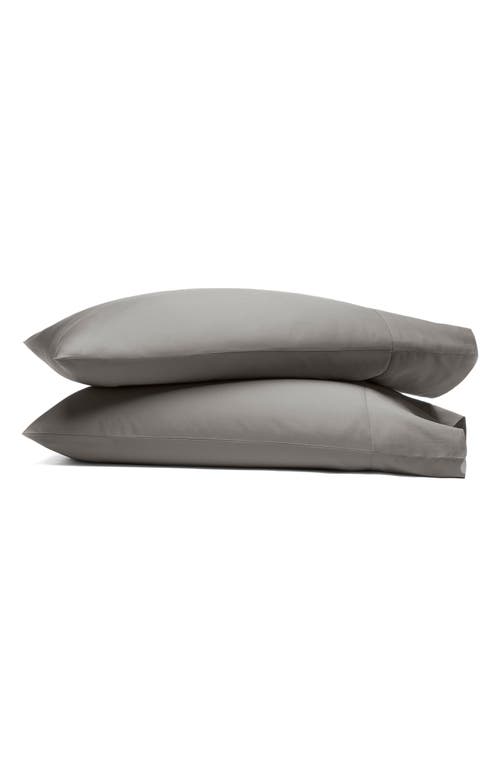 Boll & Branch Set of 2 Signature Hemmed Pillowcases in Stone at Nordstrom