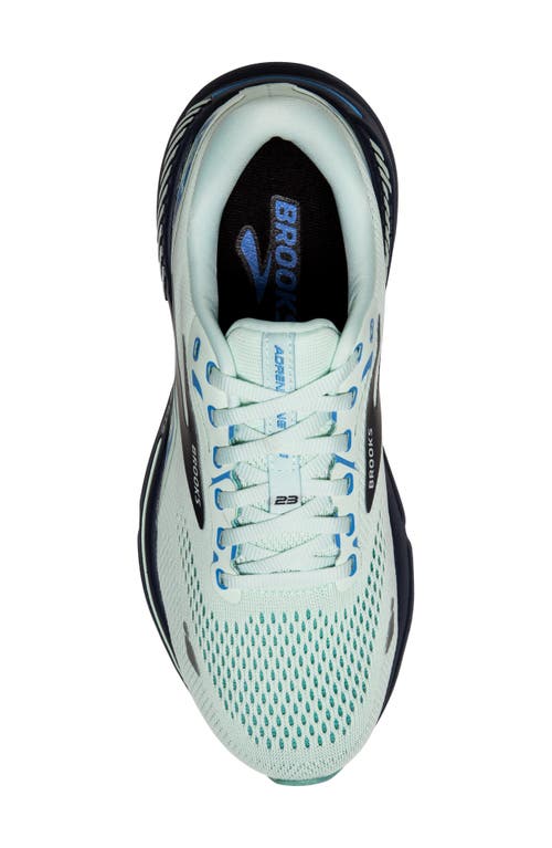 Shop Brooks Adrenaline Gts 23 Sneaker In Blue Glass/nile Blue/marina