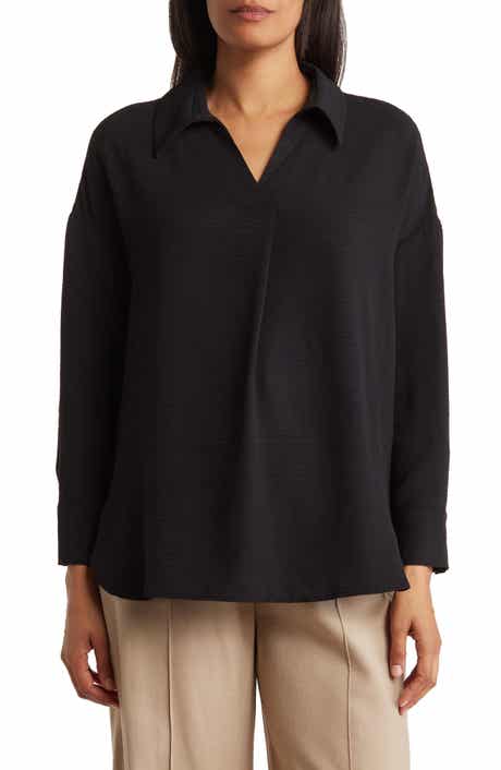 NORDSTROM RACK Microstretch Drape Front Jacket