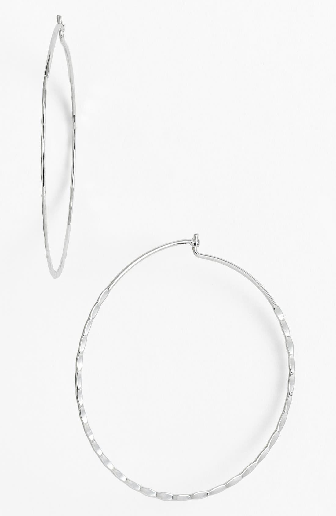 Nordstrom 'Whisper' Hammered Hoop Earrings Nordstrom