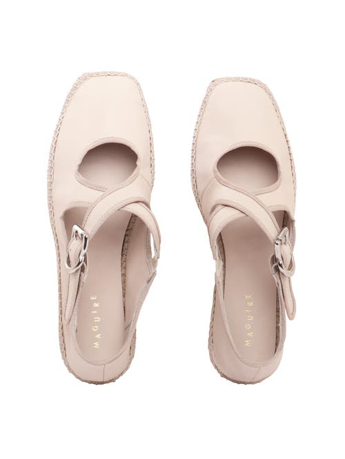 Shop Maguire Leiro Espadrille In Cream With Beige Outsole