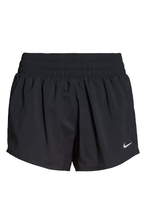 Shop Nike Dri-fit One Shorts In Black/reflective Silv