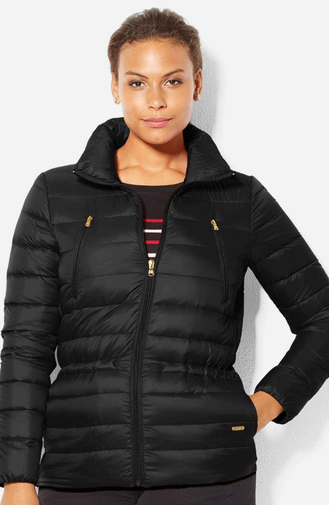 Lauren Ralph Lauren Quilted Puffer Jacket (Plus Size) Nordstrom