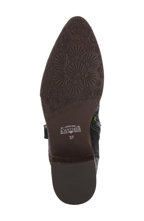 L'artiste By Spring Step Lady Luck Western Bootie In Purple Multi