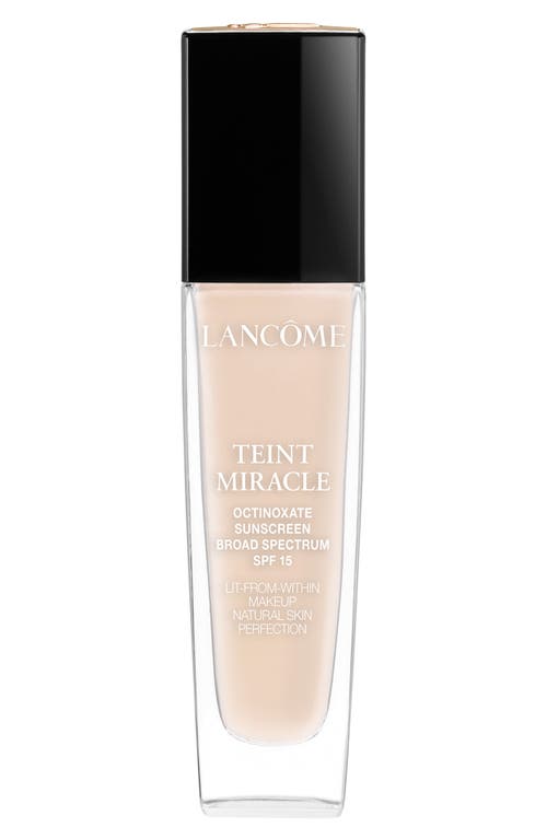 Lancôme Teint Miracle Lit-from-Within Makeup Natural Skin Perfection Foundation SPF 15 in Buff 2 (W)
