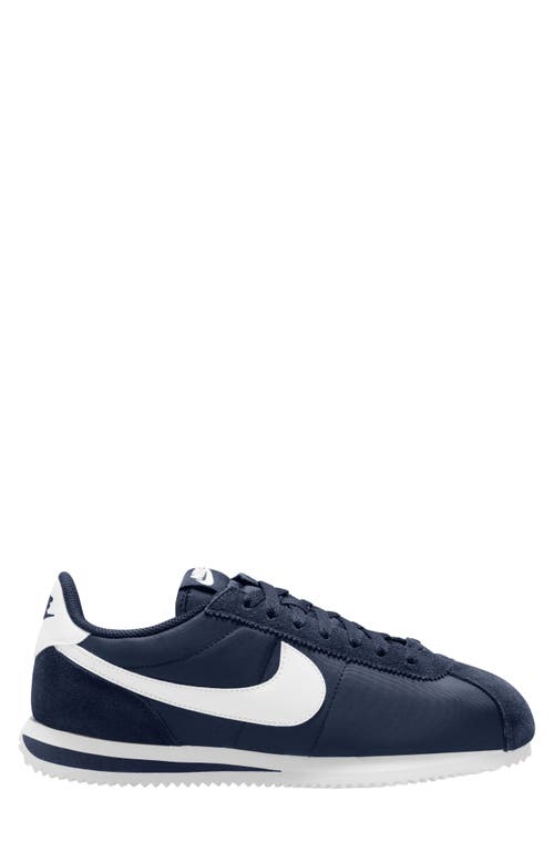 Shop Nike Cortez Txt Sneaker In Midnight Navy/white