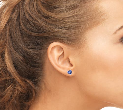 Donatello Gian Sterling Silver Heart Earrings In Silver