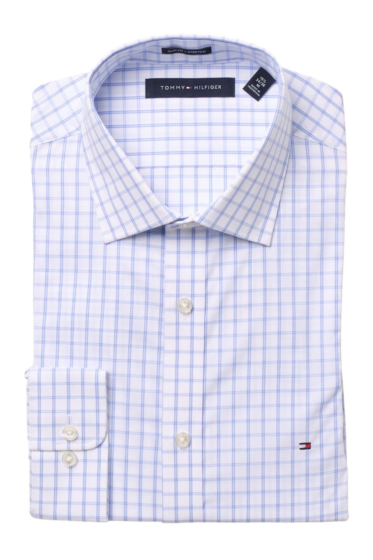 tommy jeans stretch slim fit shirt