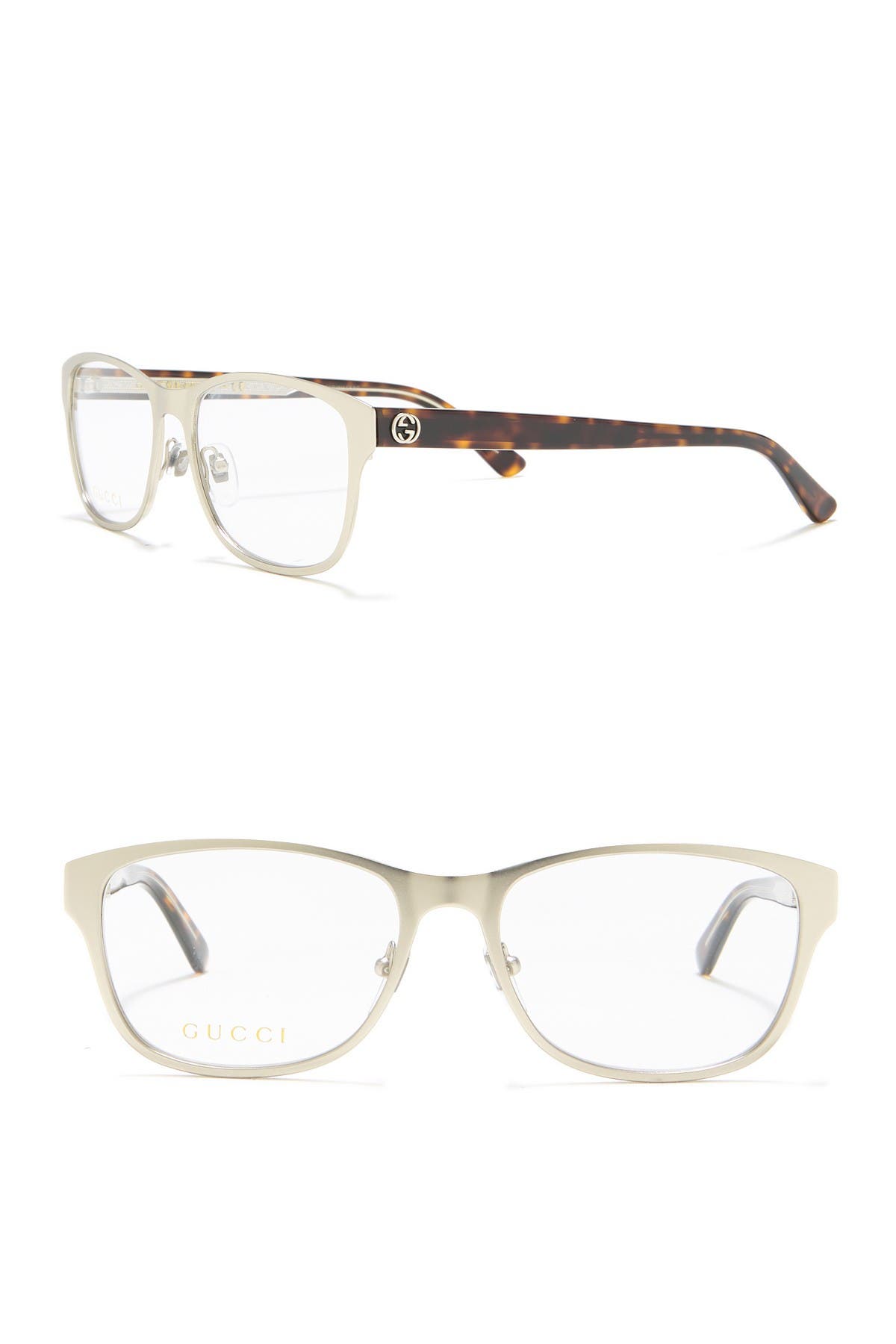 gucci 53mm rectangle sunglasses