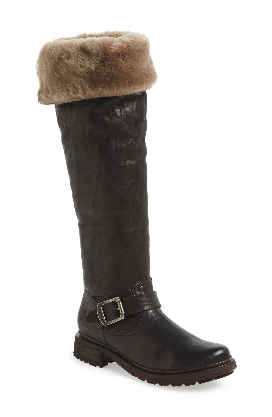 frye valerie shearling