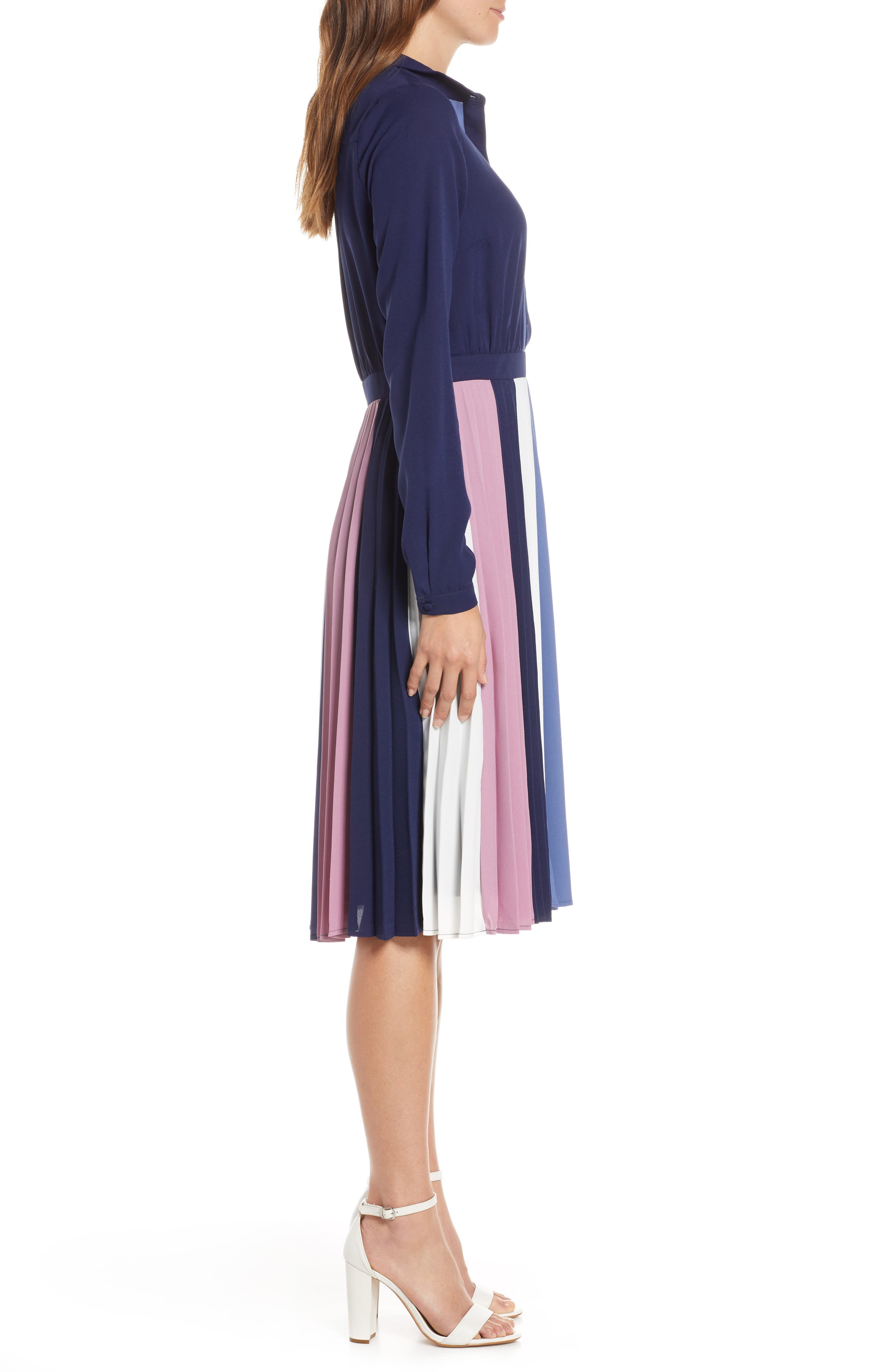 colorblock midi dress 1901