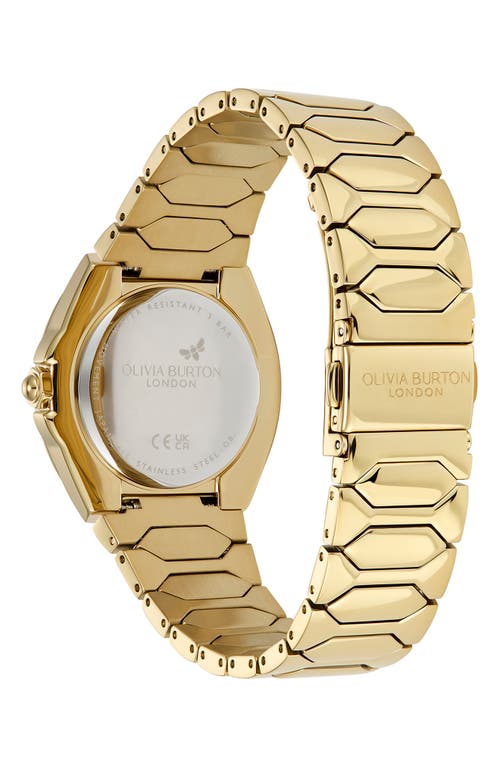 Olivia Burton Lustre Bracelet Watch, 34mm In Gold