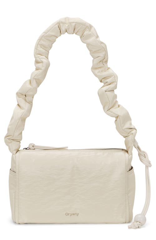 Scrunch Shoulder Bag in Ivory
